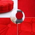 thumbnail image 2 of PiccoCasa Home Corduroy Round Shaped Thickened Pillow Seat Chair Cushion Pad Mat Red, 2 of 6