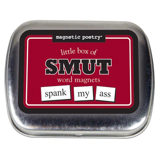 poetry little box of smut kit words for refrigerator