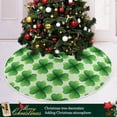 thumbnail image 6 of Coolnut St. Patricks Christmas Tree Skirt Home Decoration Large Round Christmas Tree Skirt for Holiday Party Home Christmas Day Ornaments,35.4", 6 of 6