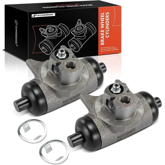 A-Premium Rear Driver and Passenger Drum Brake Wheel Cylinder Compatible with Select Buick, Chevrolet, GMC, Oldsmobile and Pontiac Models - Malibu, Camaro, Regal, Century, El Camino, 2-PC Set