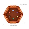 thumbnail image 3 of SHISUYAN Shut The Box Game Wooden Board Table Math Game Close The Box Game Dice Board Game Table Math Game For Party Home Gathering, 3 of 9
