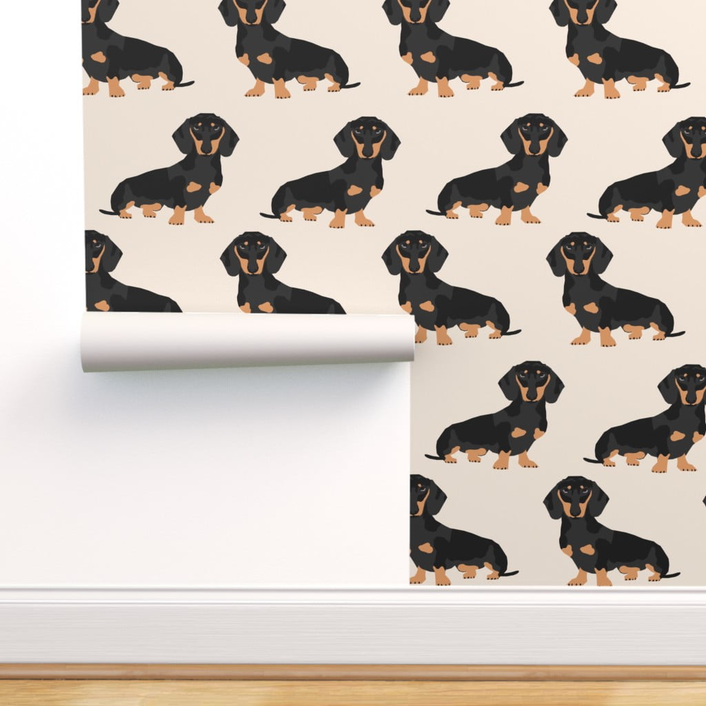 Dachshund Fabric Wallpaper and Home Decor  Spoonflower
