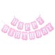 thumbnail image 1 of Billuyoard 1 Uds. Conjunto de tarjeta de papel rosa de 16,4 pies cartel de feliz cumpleaños signo de feliz cumpleaños decoraciones de Kits de decoración para fiestas Rosa 16.4 pies, 1 of 6