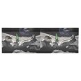 thumbnail image 6 of Yayeee Kitchen Valance Rod Pocket 54" x 18" Living Room Window Curtain, Space Earth, 6 of 6