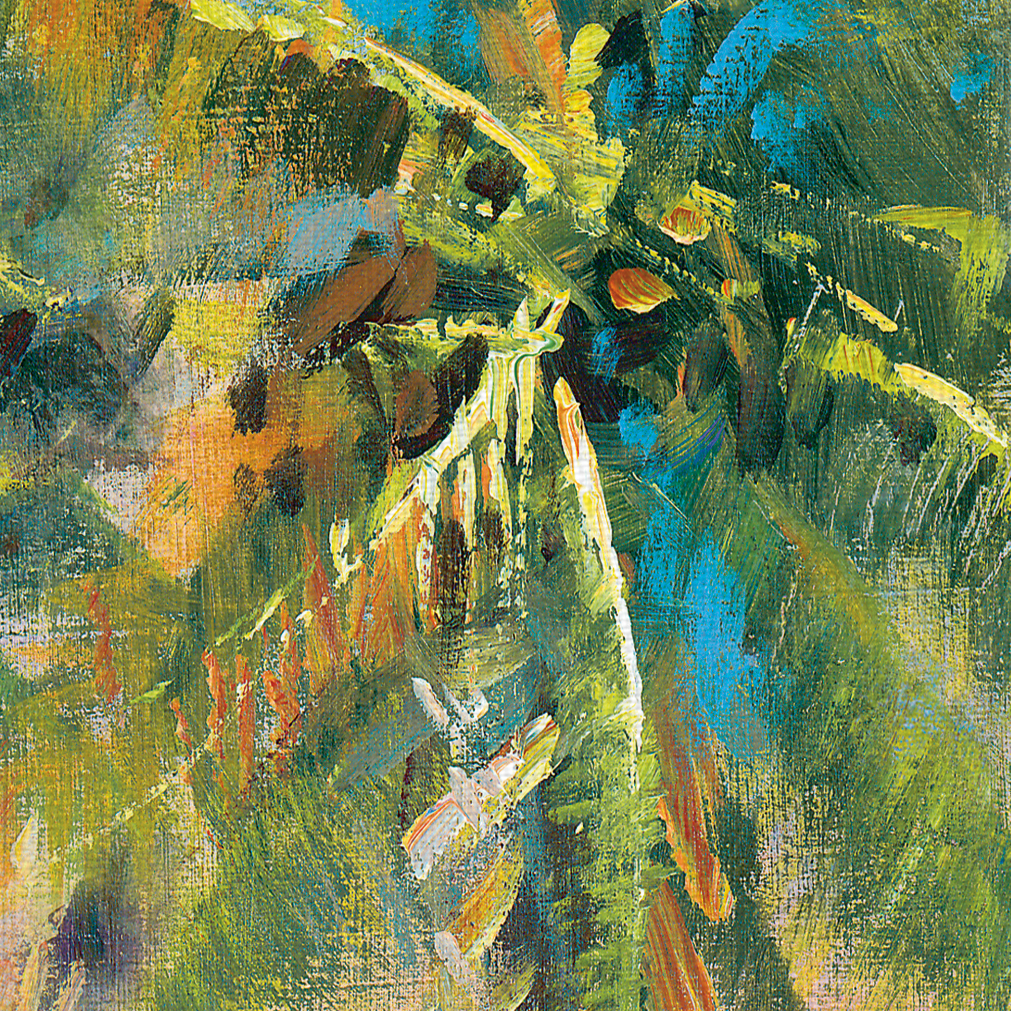 Masterpiece Art Gallery Palm Collage By Paul Mathenia Canvas Art Print 24" x 36"