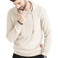 thumbnail image 3 of Sweat à Capuche pour Hommes Manches Longues Tricoté Uni Pull-Over, 3 of 4