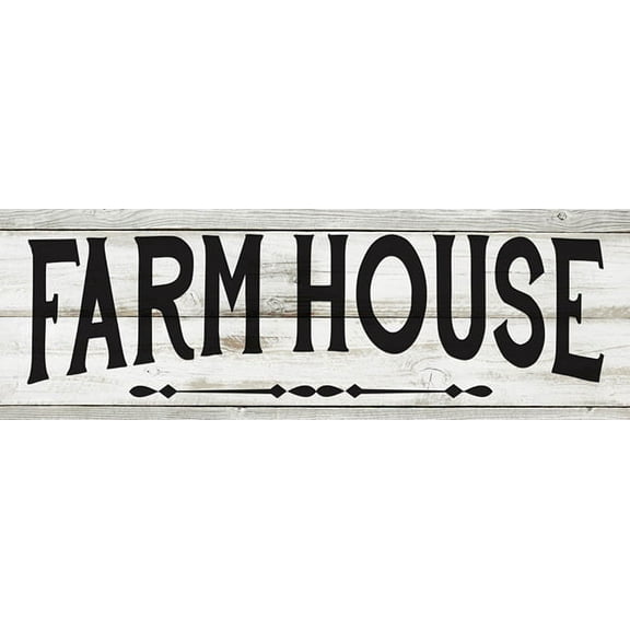 Farmhouse Chic White Farmhouse Wood Sign Wall Décor Gift 8x24 Wood Sign B3-08240028167