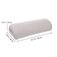 thumbnail image 4 of Arborister Memory Foam Bolster Pillow for Comfortable Support, 4 of 10