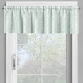 thumbnail image 4 of Ambesonne Teal and White Valance & Curtain, Shabby Plant, 55"x36", Pale Blue Orange White, 4 of 6
