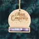 thumbnail image 1 of Fiudx Pinza para Billetes Navideña, Bonita Pinza para Billetes Navideña, Decoración Sorpresa para Tarjetas de Regalo, Adorno Colgante para Árbol de Navidad, Regalo Festivo, Madera Resistente, 10 Cm,, 1 of 2