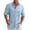 1- Sky Blue, variant on COOFANDY Men's Casual Linen Button Down Shirt Chambray Plain Oxford Dress Shirt