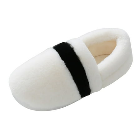 

GNEIKDEING Slippers For Men And Women Winter Warm House Slippers Soft Indoor Outdoor Gift on Clearance