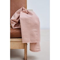 Meet MILK Cana Seersucker Tencel Lyocell Cotton Fabric Pink - per yard