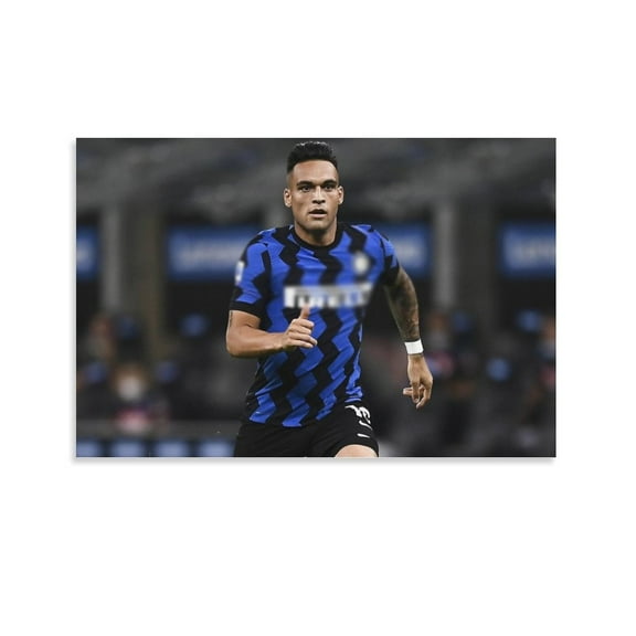 Lautaro Martínez Argentina Athlete Football Poster Picture Print Canvas Poster Wall Paint Art Posters Decor Modern Home Artworks Gift 12x18inch(30x45cm)