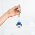 thumbnail image 4 of MOVTOTOP Blue FootballHelmet Keychain for Decoration Plastic Bag Ornament with Exquisite Design 3.5 Inches, 4 of 7
