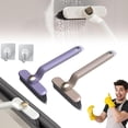 thumbnail image 1 of LAICAIW Multi-Function Rotating Crevice Cleaning Brush, Hard Bristle Crevice Cleaning Brush, Crevice Cleaning Tool, 360-Degree Rotating Crevice Cleaning Brush, Cleaning Brush Set (Purple+Brown), 1 of 7