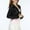 Black, variant on Qulqfy Long Sleeve Bolero Shrug for Women Crop Black Lightweight Cardigan Party Evening Night Womens Sequin Tops