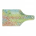 thumbnail image 1 of Leaves Cutting Board, Funky Floral Pattern in the Colors of All Seasons Refreshing Environment Ecology, Tempered Glass Cutting and Serving Board, Wine Bottle Shape, Multicolor, by Ambesonne, 1 of 1