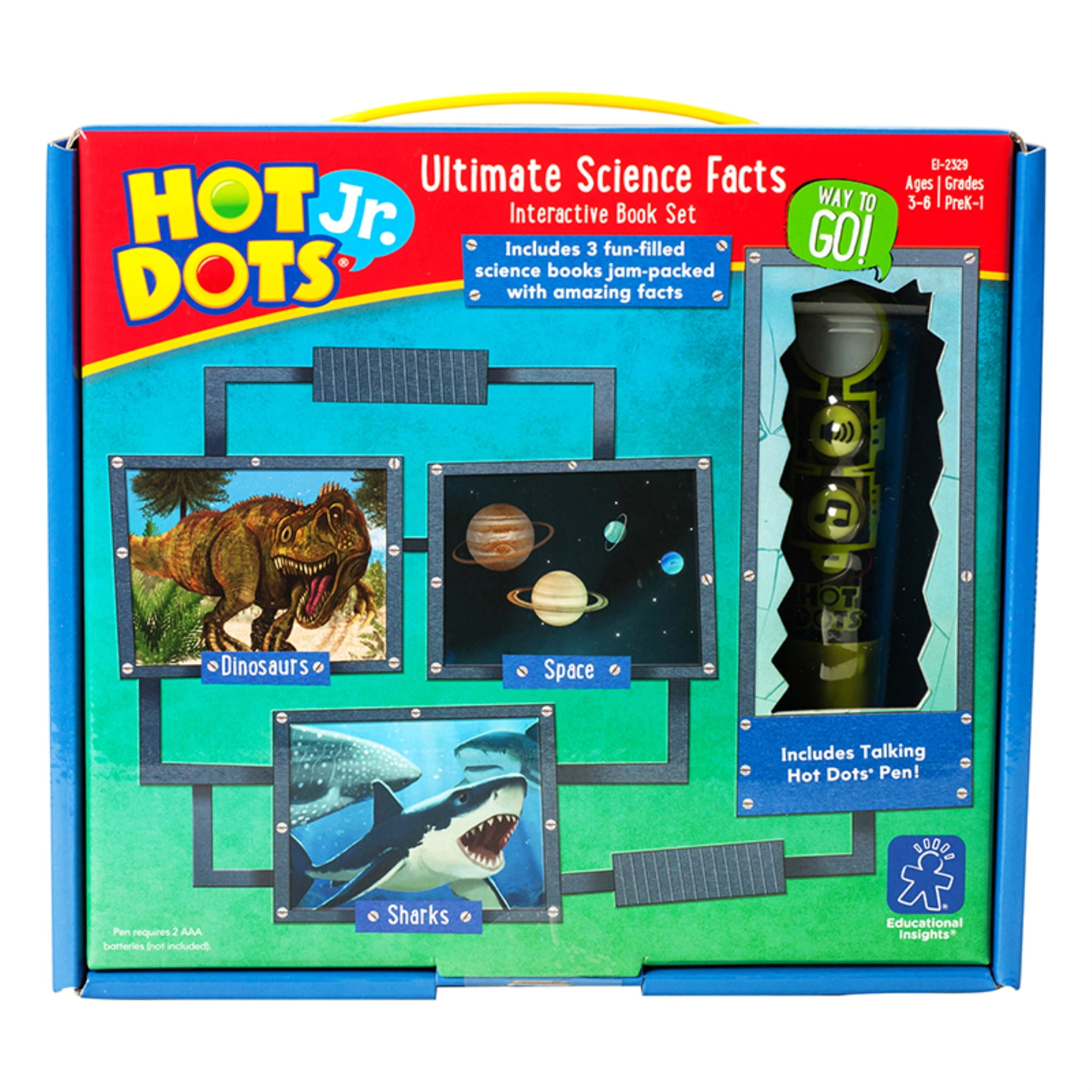 Educational Insights Hot Dots Jr Interactive Storybooks 4book Set With Ace Pen for sale online 