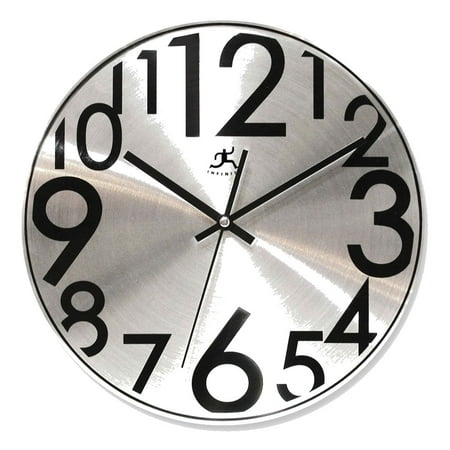 UPC 731742140814 product image for Infinity Instruments 14081BN Silver Twinkle Metal Wall Clock | upcitemdb.com