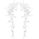 thumbnail image 5 of KAKOWELY 1 par de guantes de tul para vestido de novia, guantes de encaje para fiesta de té, guantes de tul para mujer, guantes de novia para boda, 5 of 5