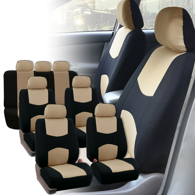 Funda de asiento de coche Van General Funda de asiento de coche de 7 asientos y 3 filas Protección del cojín para los asientos de su coche