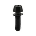 thumbnail image 6 of Wanyifa Titanium Ti Allen Hex M5x16 18 20mm Tapered Head Bolt with Washer Screw for Bicycle Stem Parts,Black,M5x18mm,6 Pcs, 6 of 6