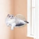 thumbnail image 5 of Estante para gatos hecho con suministros para mascotas, escalera de pared estable que ahorra espacio para que los gatos jueguen y descansen., 5 of 9
