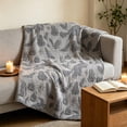 thumbnail image 5 of Dmlowu Halloween Flannel Throw Blanket, Warm Fluffy Blankets with Ghost Festival Print, Gifts for Women Men Halloween Thanksgiving Christmas, 39x27in, 5 of 8