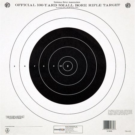 champion traps and targets gtq4 nra target 100 yard single bullseye 12pk walmart com