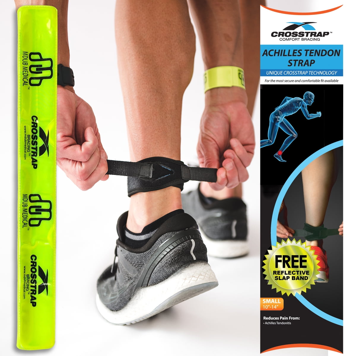 Crosstrap Achilles Strap by MDUB Medical Prevent Achilles Tendonitis