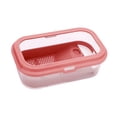 thumbnail image 4 of Caja de alimentación de tanque de de tanque de tortuga pequeño estuche de rampa para ver el hábitat desmontable para pequeñas criaturas, 4 of 8