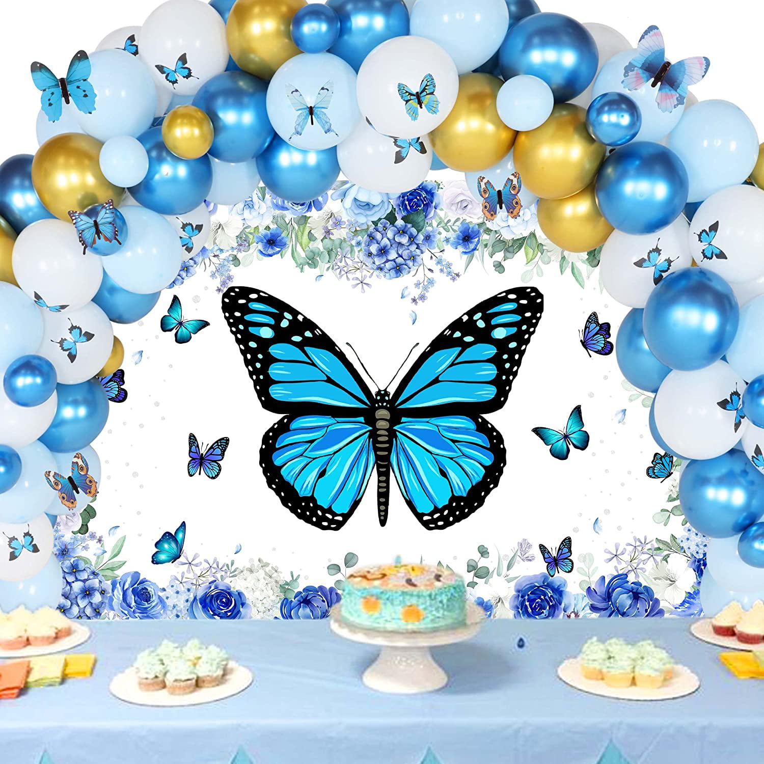 6pcs 3D Butterflies/Butterfly Cutouts/Butterfly Baby Shower/Birthday Party