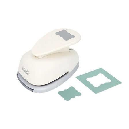 Bira Craft 2 inch Ornate Bracket Shape Lever Action Craft Punch for Paper Crafting Scrapbooking