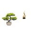 thumbnail image 1 of Colección De Bonsáis Artificiales, Centros De Mesa Con Plantas Artificiales, Estatua Abstracta De Fuego, Adorno Artesanal, Recuerdo, Figura De Llama De Resina, Escultura De Arte Moderno, 1 of 8