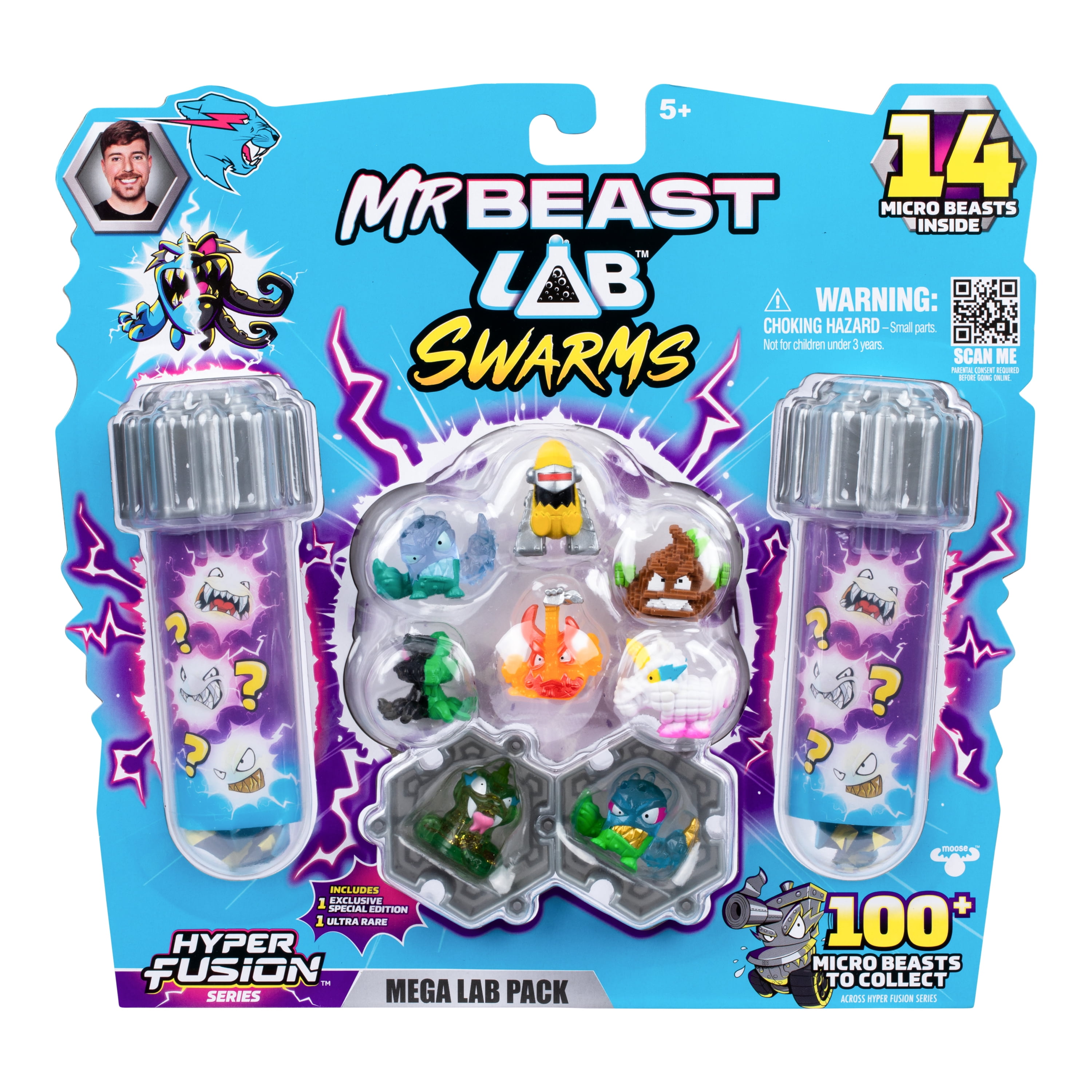 MrBeast Lab Swarms Hyper Fusion Series, Mega Lab Pack Includes 14