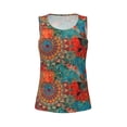 thumbnail image 4 of Lsque Mandala Colorful Printed Workout Tank Tops for Women, Athletic Sports Tank Tops, Compression Sleeveless Dry Fit Shirts,Sleeveless Yoga Shirt-Large, 4 of 9