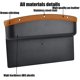 thumbnail image 4 of Bolsillos para asiento de coche, piel sintética, organizador lateral para consola de coche, relleno para huecos de asiento, caddie con alfombrilla antideslizante BANYUO  Hogar, 4 of 7