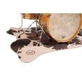 thumbnail image 4 of DrumNBase Rugs 428642 6 x 5.25 ft. Vegan Cow Drum Rug, Clara Black & White, 4 of 6