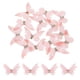thumbnail image 1 of 20Pack Apliques de mariposa de malla transparente, parches de mariposas de 30mm, rosa, 1 of 7
