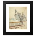 thumbnail image 2 of Winslow Homer 20x24 Black Modern Framed Museum Art Print Titled - Study for ‘The Signal of Distress’, 2 of 5