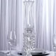 Efavormart 20" Premium Crystal Glass Hurricane Candle Taper Candlestick ...