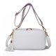 thumbnail image 1 of Bolso bandolera pequeño de PU de gran capacidad para niñas con un solo hombro Blanco, 1 of 5
