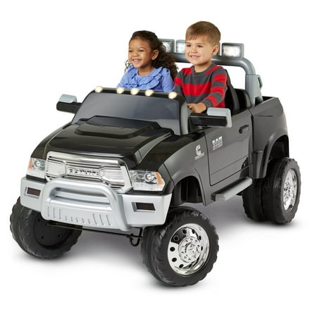 Kid Trax  Ram 3500 Dually  12 Volt  Battery Powered Ride-On toy  Black  Pick Up truck