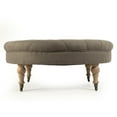 thumbnail image 4 of Zentique CF056-2 E272 A048 40 x 17 x 40 in. Maison Tufted Round Ottoman, Grey Linen, 4 of 4