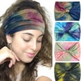 thumbnail image 4 of TELOLY 5Pcs Headbands for Women,Cloth Running Headband,Sweat Bands Headbands for Women,Mixing5, 4 of 5