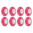 thumbnail image 1 of Unique Bargains Inline Skate Wheels 82A Skate Replacement for Single Row Skate, Pink 8 Pack, 1 of 5
