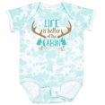 thumbnail image 3 of Inktastic Life is Better at the Cabin, Deer Antlers, Camping Boys or Girls Baby Bodysuit, 3 of 5
