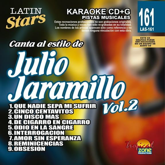 Julio Jaramillo - Karaoke Latin Stars 161 Vol.2 - CD