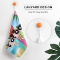 thumbnail image 6 of The Powerpuff Girls Hand Towels Ultra-Lightweight Compact Travel Towel with Hang Loop, Kitchen Hand Towels 2PCS, 6 of 8